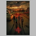 thumbnail image 2 of Netflix Men's Stranger Things Four Friends Rift Apocalypse Poster Graphic T-Shirt, 2 of 5