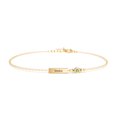 thumbnail image 1 of Engravable Bar Bracelet with Birthstone, 1 of 7