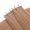 thumbnail image 2 of MY-LADY Tape in 100% Real Remy Russian Human Hair Extensions Seamless Full Head Skin Weft Highligh Hairpiece Straight 20pcs 12"-24", 2 of 10