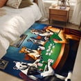 thumbnail image 5 of 3x5 Washable Area Rug, Abstract Animal Non-Slip Rectangle Rug for Living Room Bedroom, Dog In The Room Poker Games Indoor Low Pile Floor Mat for Home Decor, 5 of 9