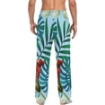 thumbnail image 2 of Tropical Palm Leaves Ghost Pajama Pants, Men's Lounge Pants Light with Drawstring and Pockets, Christmas New Year Birthday Father's Day Gifts, Medium, 2 of 7