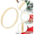 thumbnail image 5 of 10 Pcs Bamboo Floral Hoops Wooden Rings for DIY Crafting Macrame Rings Dream Catcher Rings for DIY Crafting Wedding Wreath Decor and Wall Hanging Craft, 5 of 7