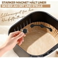 thumbnail image 2 of Magnets for Airfryer Baking Paper Magnetic Baking Paper Mounting Buckle Magnetic Silicone Buckles for Hot Air Fryers, 2 of 7