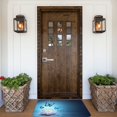 thumbnail image 6 of Haiem Butterflies And Waterlily In Water Front Door Mat Indoor Outdoor Entrance, Waterproof All-Season, All-Weather Doormat, Durable Flannel Fabric, Fade Resistant, Low Profile, 16x24in, 6 of 9