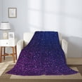 thumbnail image 2 of Disketp Neon Glitter Cozy Flannel Fleece Throw Blanket: Has a velvety texture for All Seasons - Perfect for Women, Men, & Kids"40"x30", 2 of 6