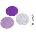 thumbnail image 3 of TIMIFIS Placemats Home Essentials Potholders Set Trivets Set Cotton Thread Weave Hot Pot Holders Set (Set Of 3) Stylish Hot MatsSpoon Rest For Cooking And Baking By Diameter 7 Inches, 3 of 5