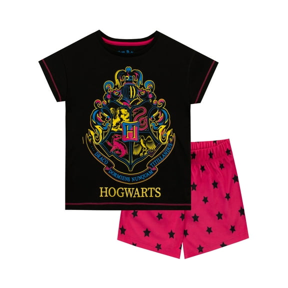 Harry Potter Girls Short Pajamas Sizes 6-14