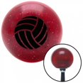 thumbnail image 1 of Black Volleyball Red Metal Flake Shift Knob with M16 x 1.5 Insert Shifter Auto Brody, 1 of 1