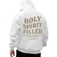 thumbnail image 5 of Christian Hoodies for Men 2025 Holy Spirit Filled Hoodie Hooded Sweatshirt with Pockets Pullover Hoody Mens Hoodies, 5 of 6