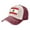 Dark Red, variant on Lebanese-Flag Distressed Baseball Cap Dad Hats for Men Women Vintage Trucker Hat Low Profile Ball Caps