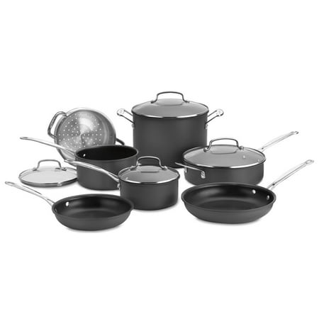 Cuisinart Chef's Classic Non-stick Hard Anodized 11 Piece Cookware Set