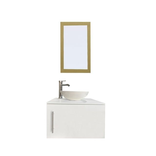 Gabinete para Baño con Ovalin Y Espejo Decorativo ZÚRICH