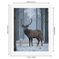 thumbnail image 2 of Paint By Numbers Kit for Adults Beginner - DIY Snowy Forest Elk Serenity Canvas Painting Kits for Adults, Frameless Paint By Number for Adults for Home Wall Decor 16x20 Inch, 2 of 7