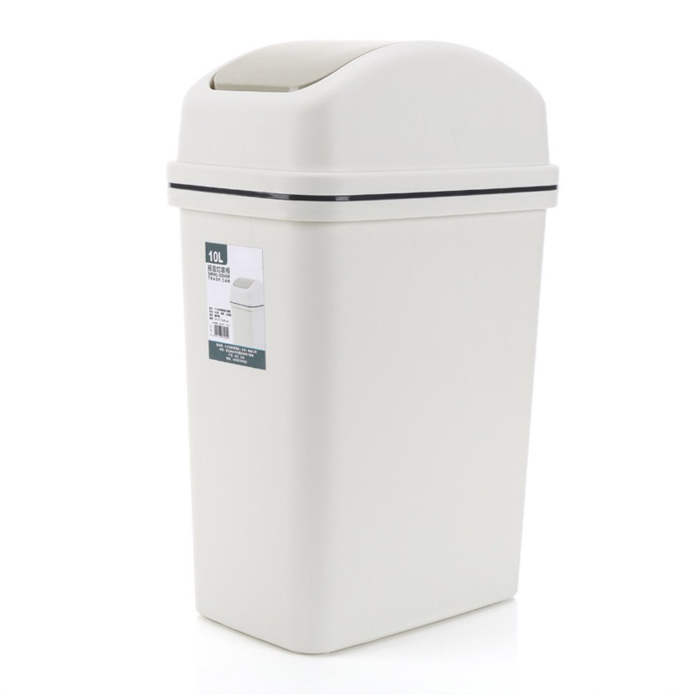 CreativeArrowy Swing Lid Trash Can 10L