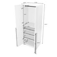 thumbnail image 3 of Manhattan Comfort Lee Wardrobe Closet 3.0 from Engineered Wood in White, 3 of 5