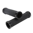 thumbnail image 1 of CANSUCC Cubierta de la barra de la manija de la bicicleta de montaña Bucle de bloqueo de aluminio Empuñaduras de la barra de la manija de goma de la bicicletaNegro, 1 of 12