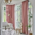 thumbnail image 4 of Blackout Window Curtains Solid Color Sunshade Cloth Self-adhesive Window Curtains Livingroom Shade Curtains Simple Window Shade, 4 of 9