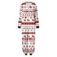 thumbnail image 6 of Zwiiyzr Family Christmas Pajamas Matching Sets for Mom Parent Outfit Christmas Set Printed Home Clothes Sleepwear Long Sleeved Jumpsuit Set Mom Style 2025 Red, 6 of 7