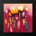 thumbnail image 2 of Strunk, Anne L. 20x20 Black Modern Framed Museum Art Print Titled - Townflowers V, 2 of 5