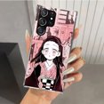 thumbnail image 3 of Funda de teléfono Demon Slayer Kamado Nezuko para Samsung Galaxy S24 S23 S22 S21 Ultra S20 FE S10 Plus S10E S9 S8 + S7 Edge con estampado suave, 3 of 5