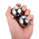 thumbnail image 5 of 2 pelotas de entrenamiento de acero inoxidable para ejercicios de salud y masaje de manos., 5 of 7