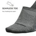 thumbnail image 4 of Feetures Elite Ultra Light Invisible Socks - Anti-Slip Sport Sock Liner with Targeted Compression - Gray, S (1 Pair), 4 of 8