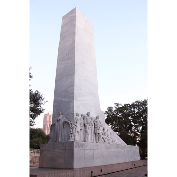 24x36 gallery poster, Cenotaph memorial of the Battle of the Alamo defenders