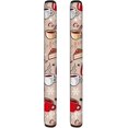 thumbnail image 2 of NETILGEN 2 Pcs Refrigerator Door Handle Covers Non-Slip Kitchen Appliance Protective Mat for Fridge Dishwashers Microwave Kitchen Decor Coffee Snowflake Print, 2 of 6