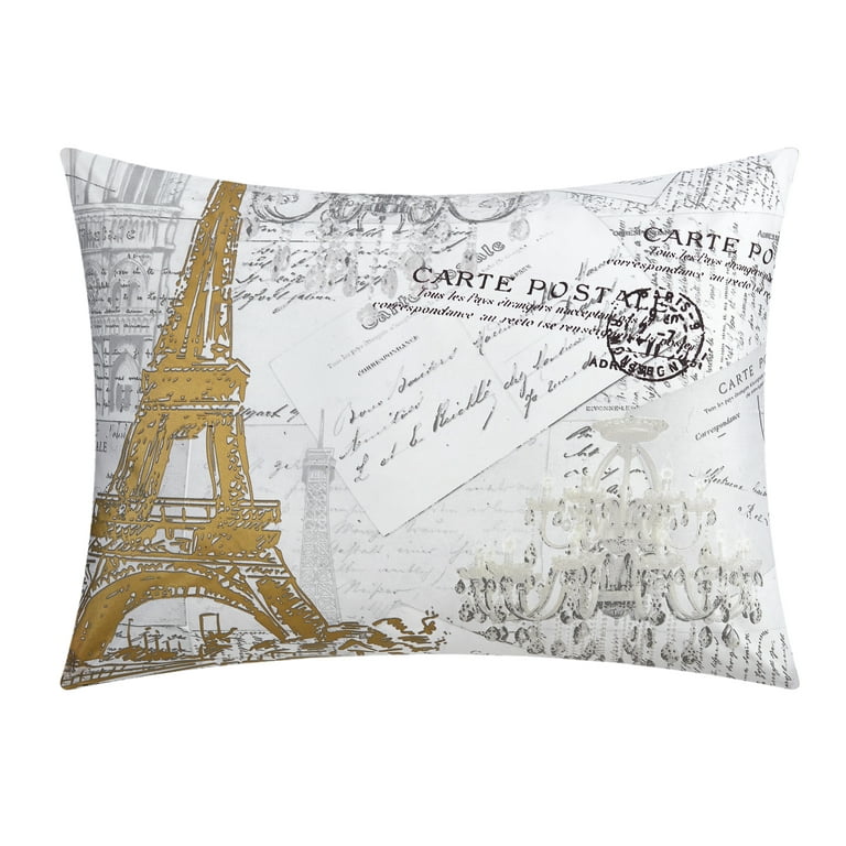 Mainstays queen paris print bed sale in a bag bedding