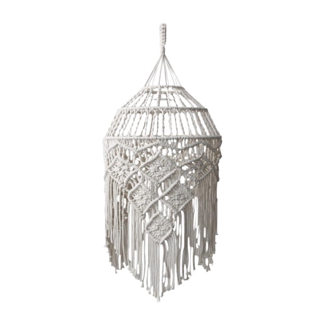 Pantalla de lámpara bohemia, lámpara de techo, cubierta de luz, pantalla de macramé para cocina, isla, pasillo, dormitorio de Hotel