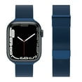 thumbnail image 3 of SWEES Watch Band Compatible for Apple Watch Bands 40mm 41mm 38mm Women, Magnetic Milanese Loop Stainless Steel Metal Mesh Replacement Straps for iWatch Series 8 7 6 5 4 3 2 1 SE Sport Edition, Blue, 3 of 6