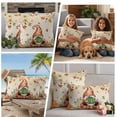 thumbnail image 5 of Thanksgiving Gnomes Outdoor Waterproof Pillow Covers, Fall Maple Leaf Green Pumpkin Decorative Square Throw Pillowcase Sofa Cushion Sham for Patio/Couch/Chair, 16"x16" 2 Pack, 5 of 8