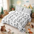 thumbnail image 3 of Erosebridal Penguin Bed Spread Queen for Boys Girls, Baby Penguins Queen Coverlet Set, 3-Piece 1 Quilt and 2 Pillowcases, 3 of 7