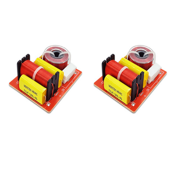 2X Speaker 2 Way Audio Board Frequency Divider Treble Unit Crossover Filters 120W Bookshelf HIFI