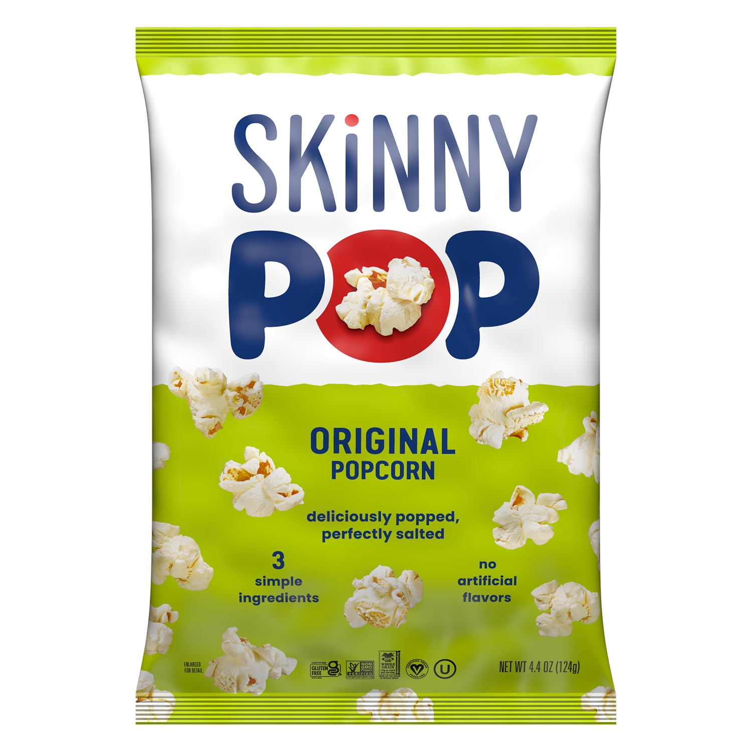 SKINNYPOP Original, Gluten Free Popcorn Bag, 4.4 oz