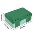 thumbnail image 3 of Bento Box Teens Compartment Lunch Containers Microwave Oven Plastic Lunch Box For Office Workers Sealed Portable Lunch Box Food Grade Food Containers for College,Dorm,Office & Travel, 3 of 3