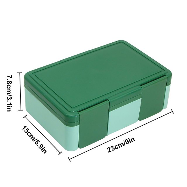 Wzzjkit Student Lunch Box Microwave Oven Plastic Lunch Box for Office Workers Sealed Portable Lunch Box Food Grade