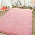 thumbnail image 5 of Lochas Luxury Fluffy Rugs Ultra Soft Shag Rug for Bedroom Living Room Kids Room, Children,6'x9',Pink, 5 of 8