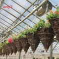 thumbnail image 4 of Cesta Colgante de Ratán, Cestas Colgantes en Forma de Cono, Cesta Colgante de Flores con Gancho de Cadena, Cesta Colgante de Mimbre de Ratán S, 4 of 5