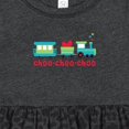 thumbnail image 4 of Inktastic Love Train Girls Baby Dress, 4 of 5