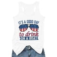 thumbnail image 2 of Tank Tops for Women It's A Good Day to Drink on A Boat Graphic Scoop Neck Sleeveless Shirt Summer Womens Tanks, 2 of 4