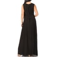 thumbnail image 2 of Sakkas Riva Women's Sleeveless Chemise + Over Dress Medieval Celtic Renaissance - Black - L/XLP, 2 of 5