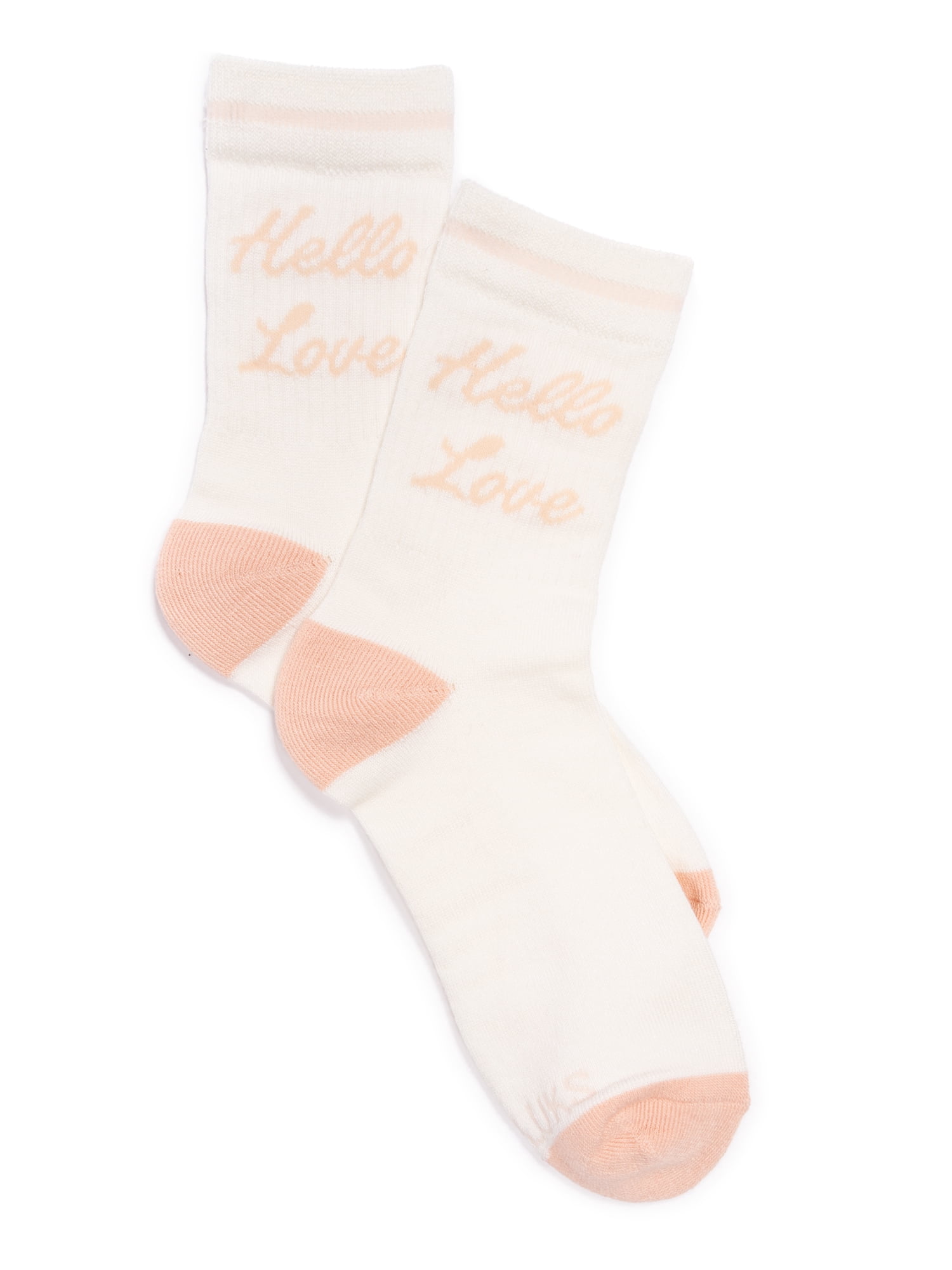 MUK LUKS Women's Dream Step Crew Socks, 4-Pack, OSFM
