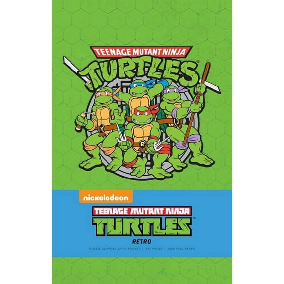 90's Classics: Teenage Mutant Ninja Turtles Retro Hardcover Ruled Journal (Series #1) (Hardcover)