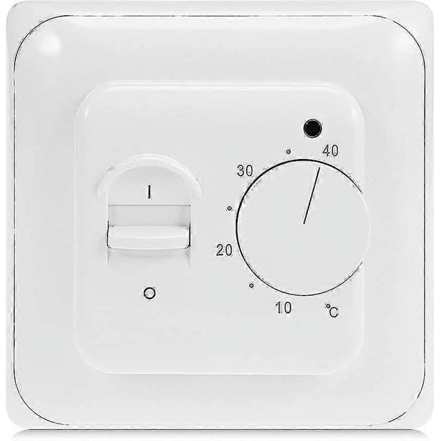 Manual Electric Floor Heating Thermostat With Ac 220v 16a Probe, Mechanical Floor Heating Thermostat Controller