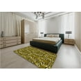 thumbnail image 5 of Ahgly Company Machine Washable Indoor Round Transitional Bakers Brown Area Rugs, 3' Round, 5 of 7