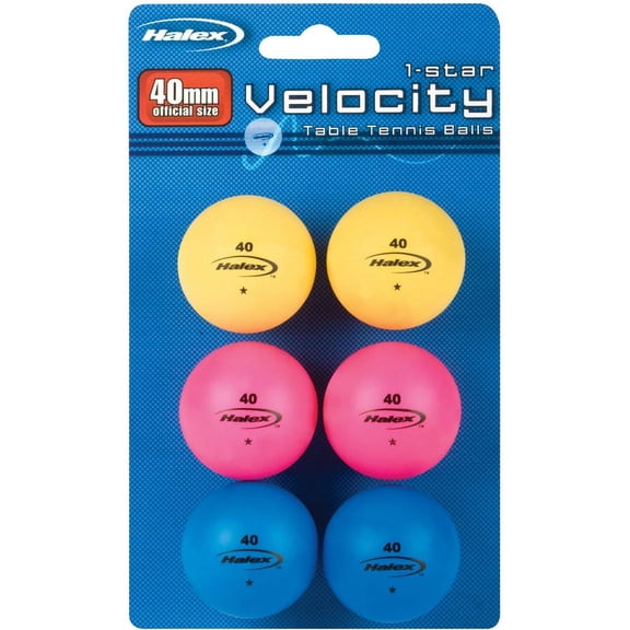 Halex Velocity Color 1-Star Table Table Balls