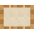 thumbnail image 1 of Ahgly Company Indoor Rectangle Patterned Golden Blonde Gold Area Rugs, 2' x 4', 1 of 6