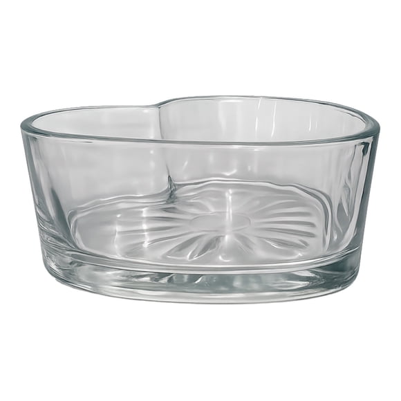 Tazón Corazón Vidriera Santos 525 ml de Vidrio Crsitalino Modelo 825