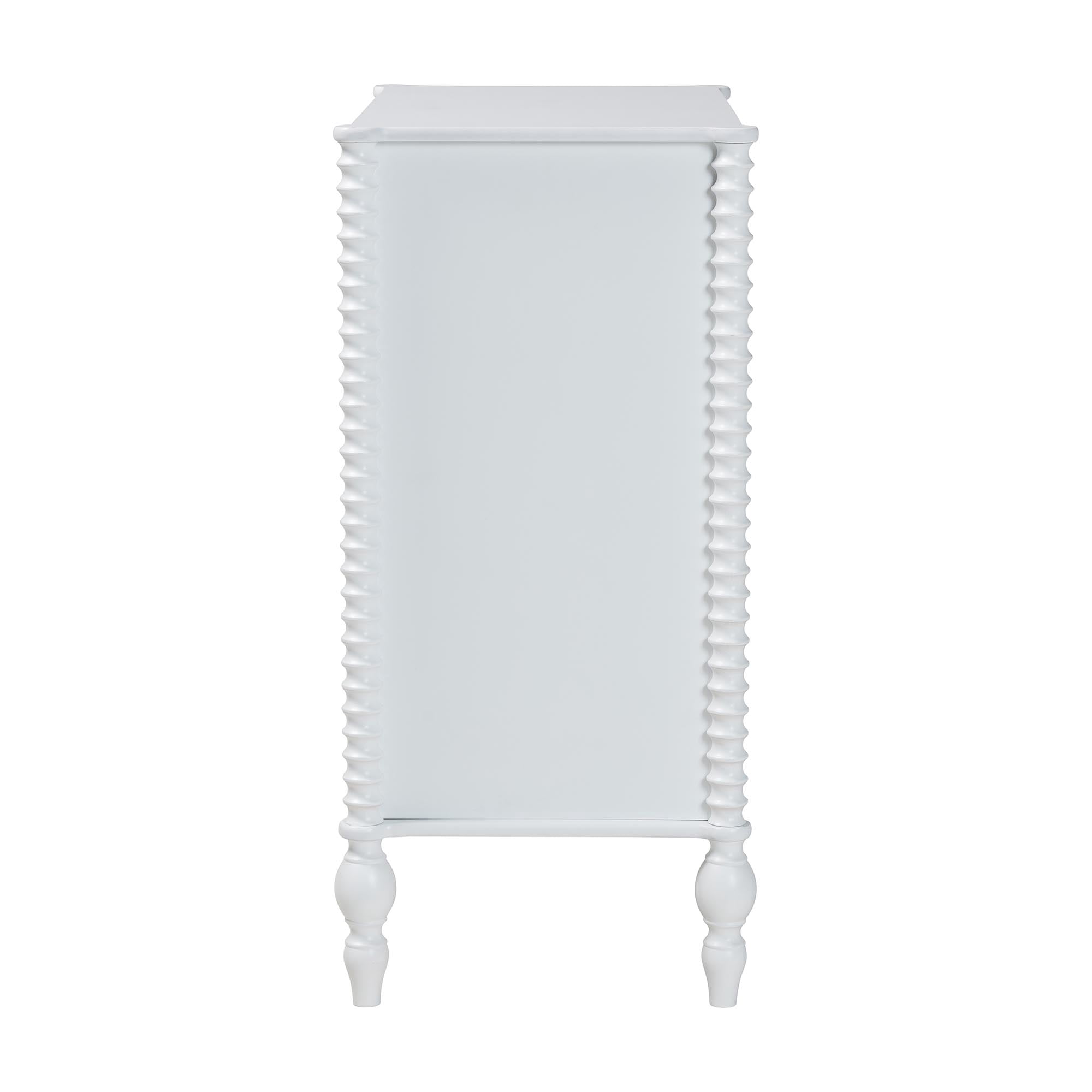 Baxton Studio Callison Farmhouse Chest, 4-Drawer, White
